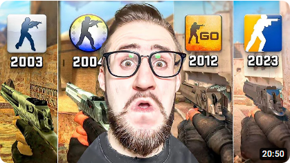 CS 1.6 vs CS:S vs CS:GO vs CS 2 ! СЫГРАЛИ ВО ВСЕ КС! Я в шоке…